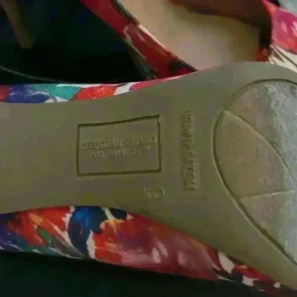 Christian Siriano Pink and White Peep Toe Heels - Picture 5 of 6